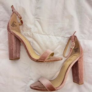 Velvet Ankle Strap Heel | Lulu’s Taylor Heels